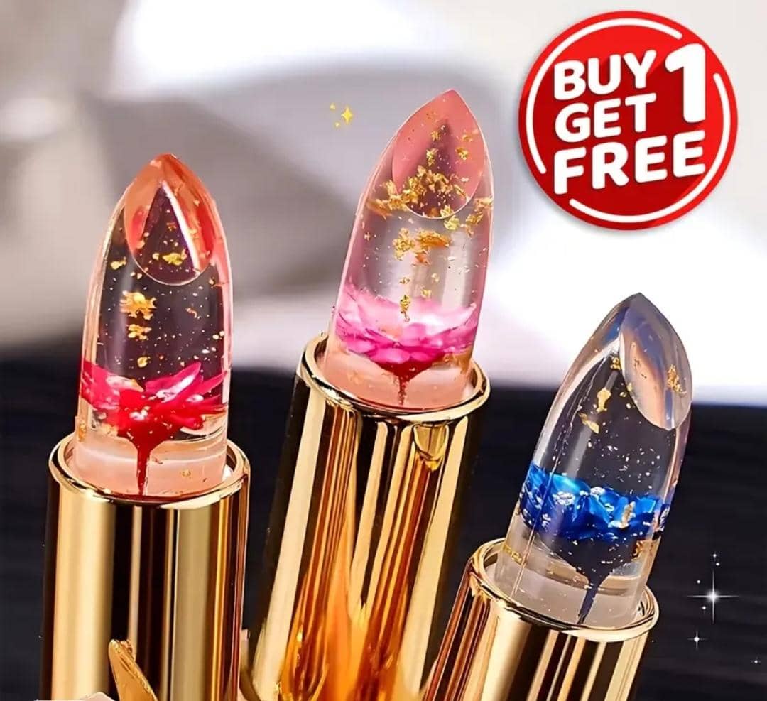 عبوتان من أحمر شفاه الجيلي البلوري